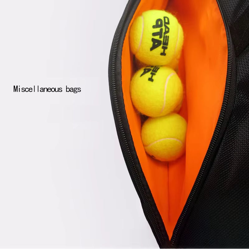 Large Capacity Original Tennis Bag Badminton Backpack for Men Women 6 Racket Sport Bag Raquete De Tenis Bag Tennis Backpack