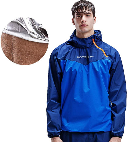 Sauna Suit for Men Sweat Sauna Jacket Pant Gym Workout Sweat Suits