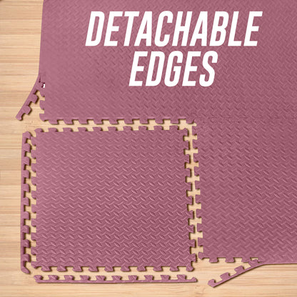 EVA INTERLOCKING FLOOR MATS SOFT FOAM GYM FLOORING MAT YOGA TILES 25 MM 60X60Cm