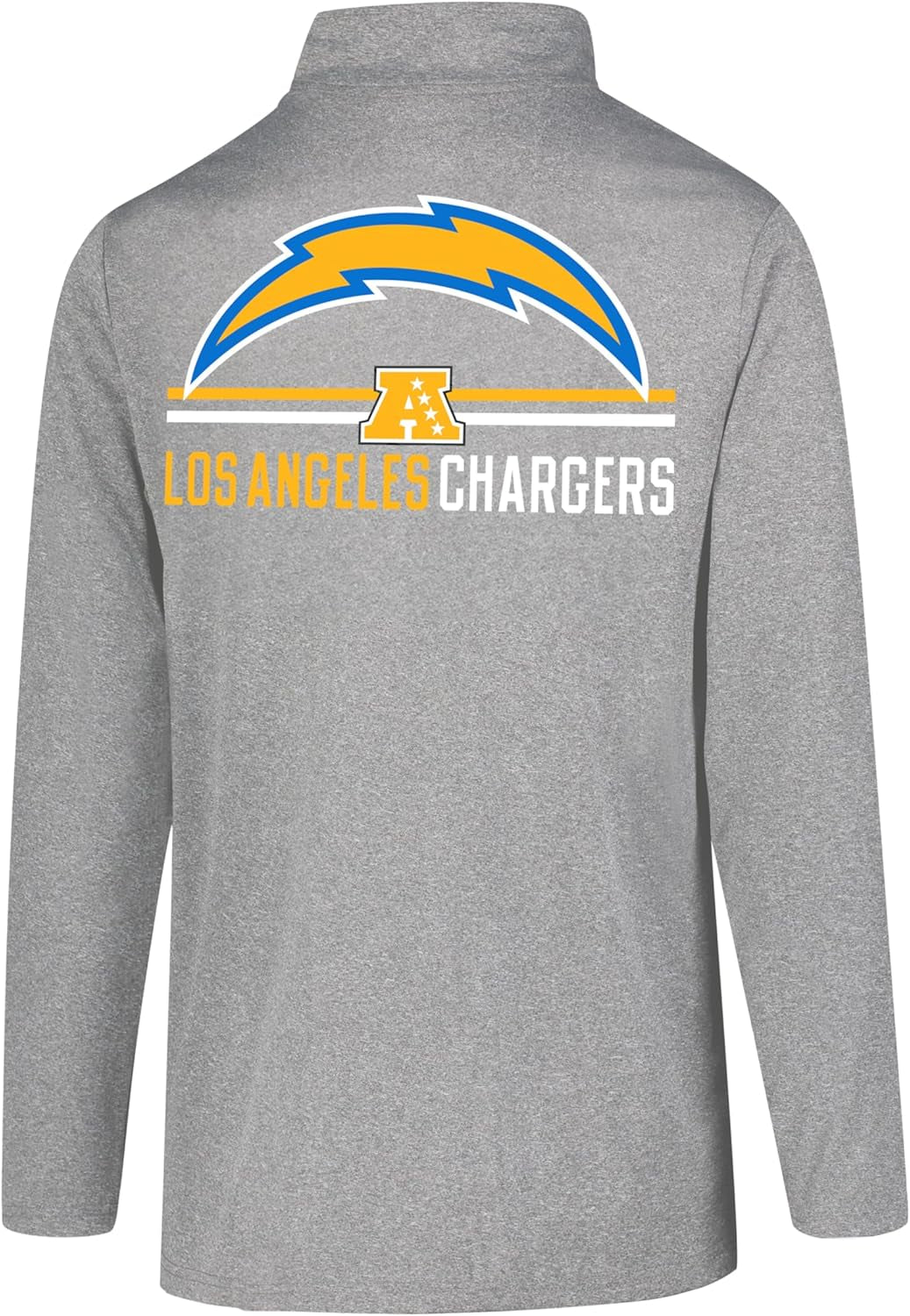 Men'S NFL Official Super Soft Quarter Zip Long Sleeve T-Shirt