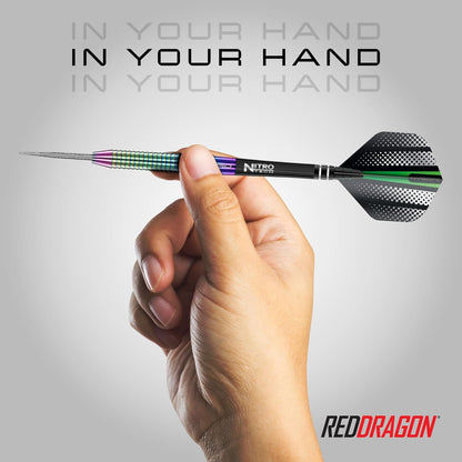 Razor Edge Spectron - Tungsten Professional Steel Darts Set with Flights and Shafts - Available in 20G, 22G, 23G, 24G, 26G