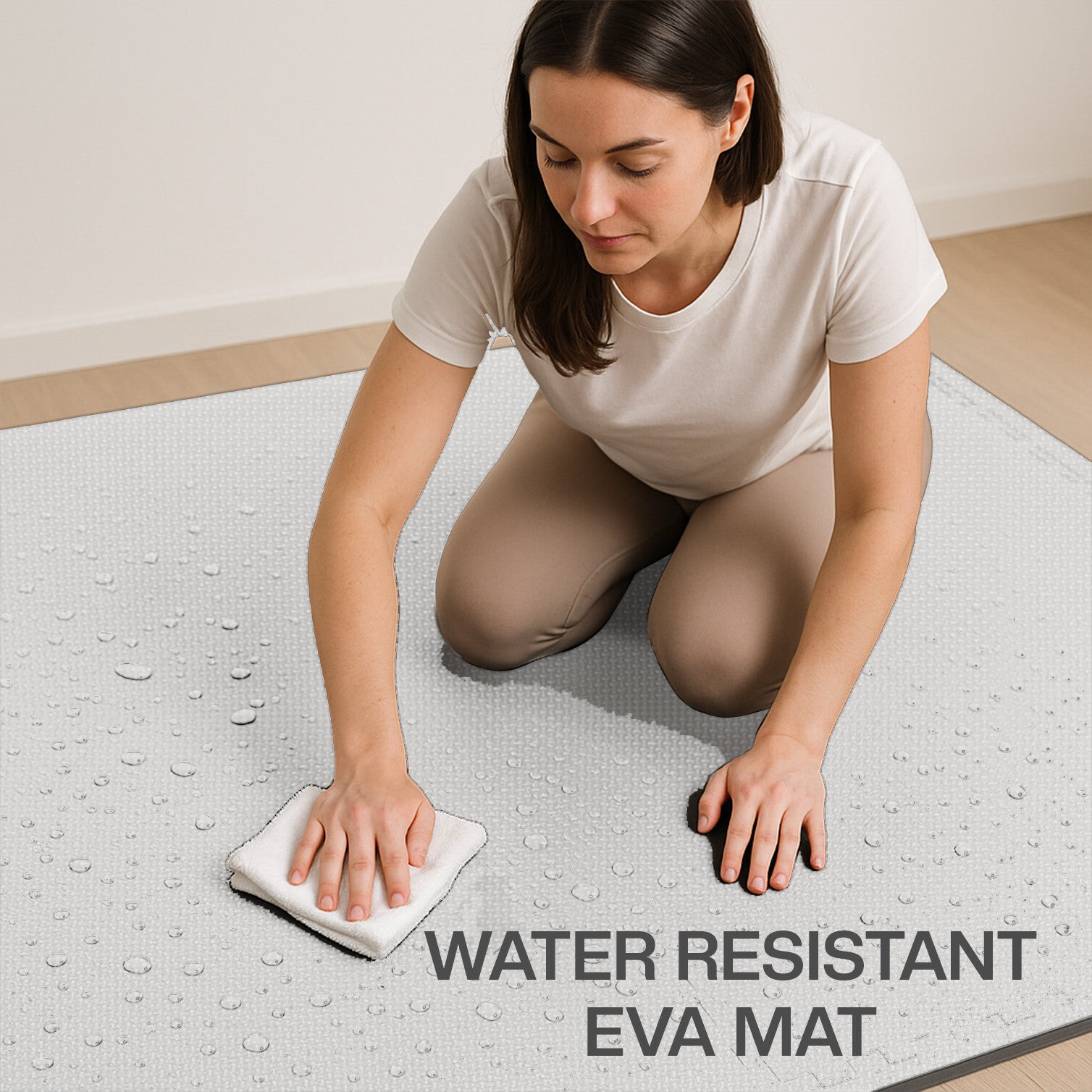 EVA INTERLOCKING FLOOR MATS SOFT FOAM GYM FLOORING MAT YOGA TILES 25 MM 60X60Cm