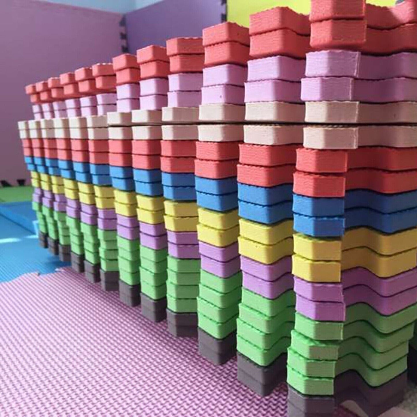 EVA INTERLOCKING FLOOR MATS SOFT FOAM GYM FLOORING MAT YOGA TILES 25 MM 60X60Cm