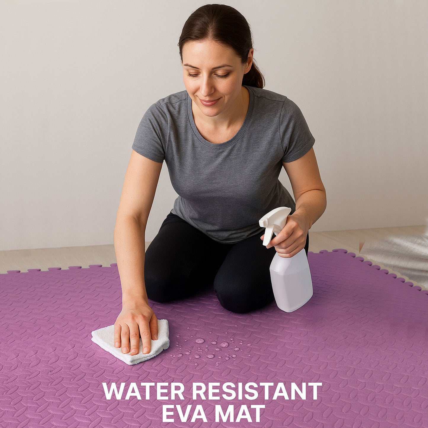 EVA INTERLOCKING FLOOR MATS SOFT FOAM GYM FLOORING MAT YOGA TILES 25 MM 60X60Cm