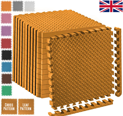 EVA INTERLOCKING FLOOR MATS SOFT FOAM GYM FLOORING MAT YOGA TILES 25 MM 60X60Cm