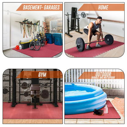 EVA INTERLOCKING FLOOR MATS SOFT FOAM GYM FLOORING MAT YOGA TILES 25 MM 60X60Cm