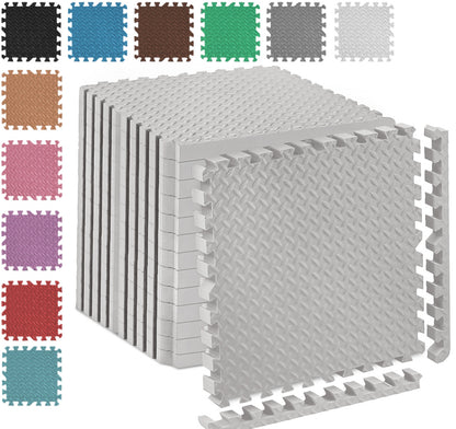 EVA INTERLOCKING FLOOR MATS SOFT FOAM GYM FLOORING MAT YOGA TILES 25 MM 60X60Cm