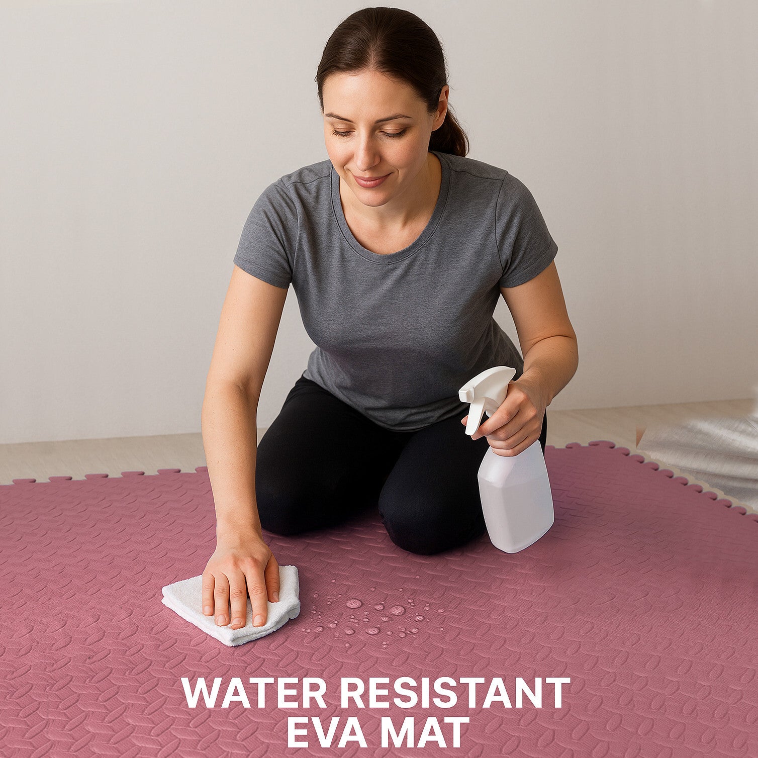 EVA INTERLOCKING FLOOR MATS SOFT FOAM GYM FLOORING MAT YOGA TILES 25 MM 60X60Cm