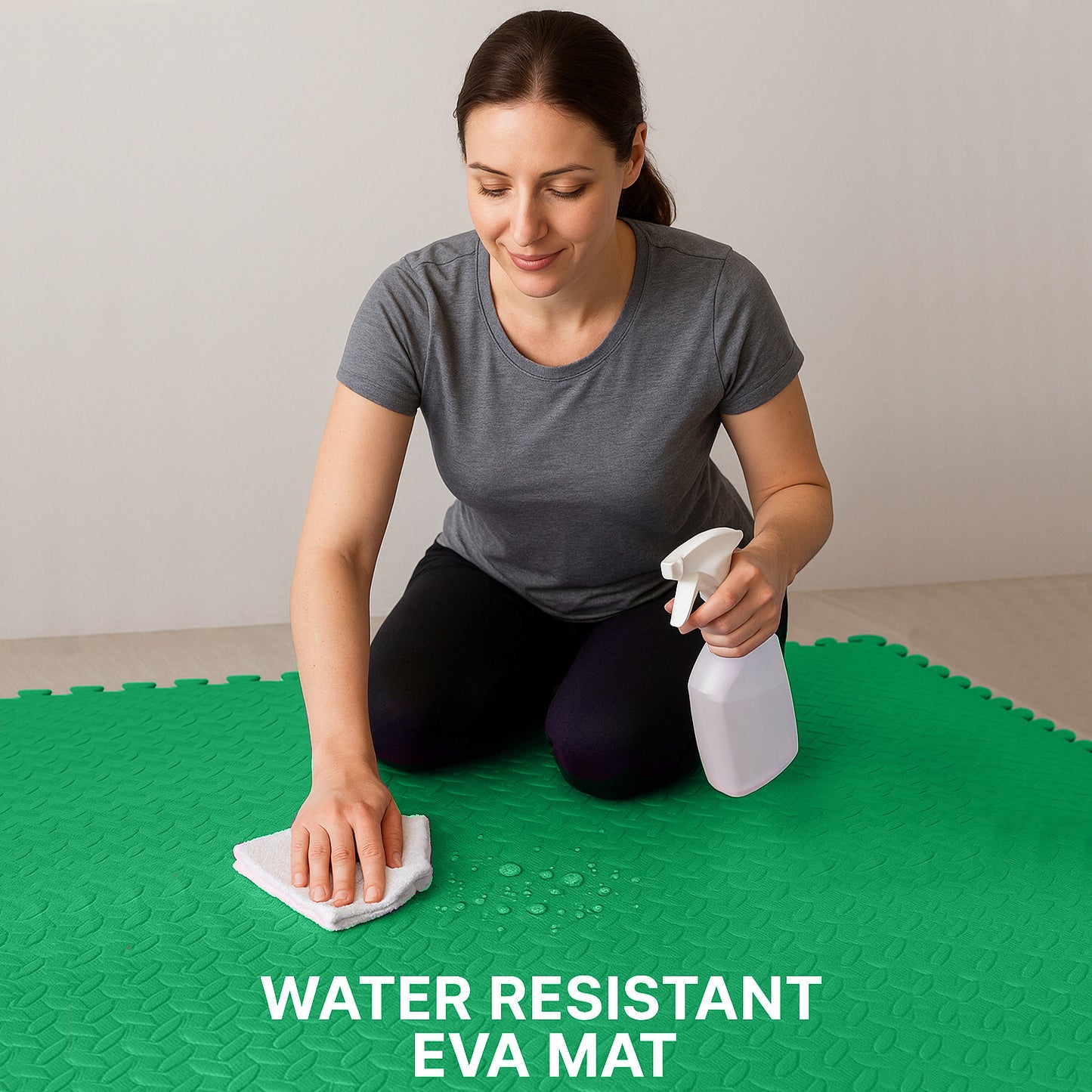 EVA INTERLOCKING FLOOR MATS SOFT FOAM GYM FLOORING MAT YOGA TILES 25 MM 60X60Cm