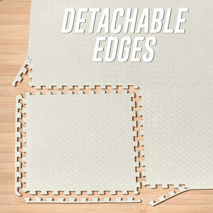 EVA INTERLOCKING FLOOR MATS SOFT FOAM GYM FLOORING MAT YOGA TILES 25 MM 60X60Cm