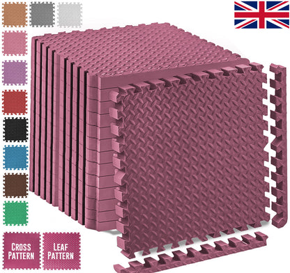 EVA INTERLOCKING FLOOR MATS SOFT FOAM GYM FLOORING MAT YOGA TILES 25 MM 60X60Cm
