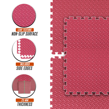 EVA INTERLOCKING FLOOR MATS SOFT FOAM GYM FLOORING MAT YOGA TILES 25 MM 60X60Cm