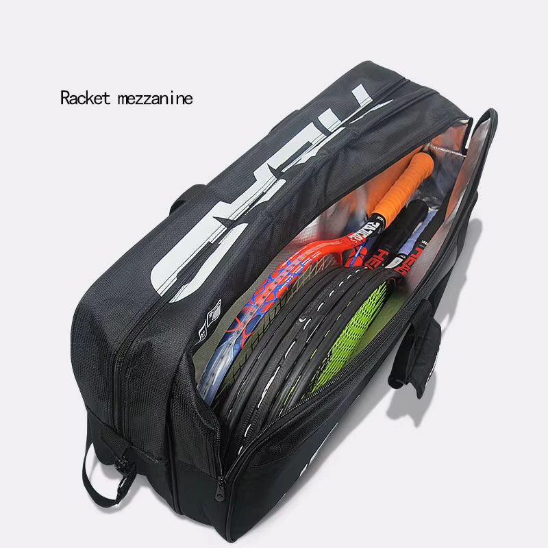 Large Capacity Original  Tennis Bag Badminton Backpack for Men Women 6 Racket Sport Bag Raquete De Tenis Bag Tennis Backpack