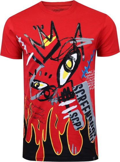 -1202-SS-2 Mens Hipster Hip-Hop Premium Urban Streetwear Latest Animation Fashion T-Shirts