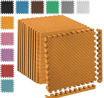 EVA INTERLOCKING FLOOR MATS SOFT FOAM GYM FLOORING MAT YOGA TILES 25 MM 60X60Cm