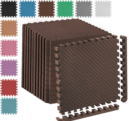 EVA INTERLOCKING FLOOR MATS SOFT FOAM GYM FLOORING MAT YOGA TILES 25 MM 60X60Cm