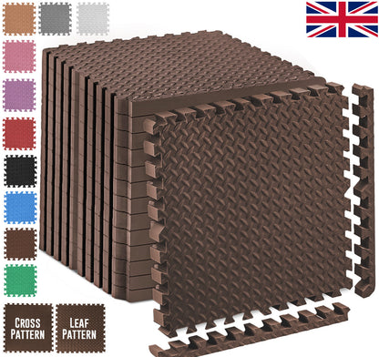 EVA INTERLOCKING FLOOR MATS SOFT FOAM GYM FLOORING MAT YOGA TILES 25 MM 60X60Cm