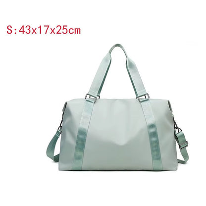 Foldable Gym Bag Waterproof Fitness Bag Crossbody Shoulder Portable Bags Training Sport Bag for Outdoor Traveling Sport X136A